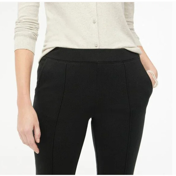 J Crew Pintuck Sweatpants XS XSP PXS Black NWT Trouser Pants BA559 J.Crew Comfy - Picture 3 of 4